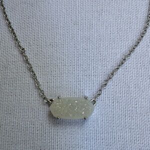 Kendra Scott-Necklace- Drusy/Silver